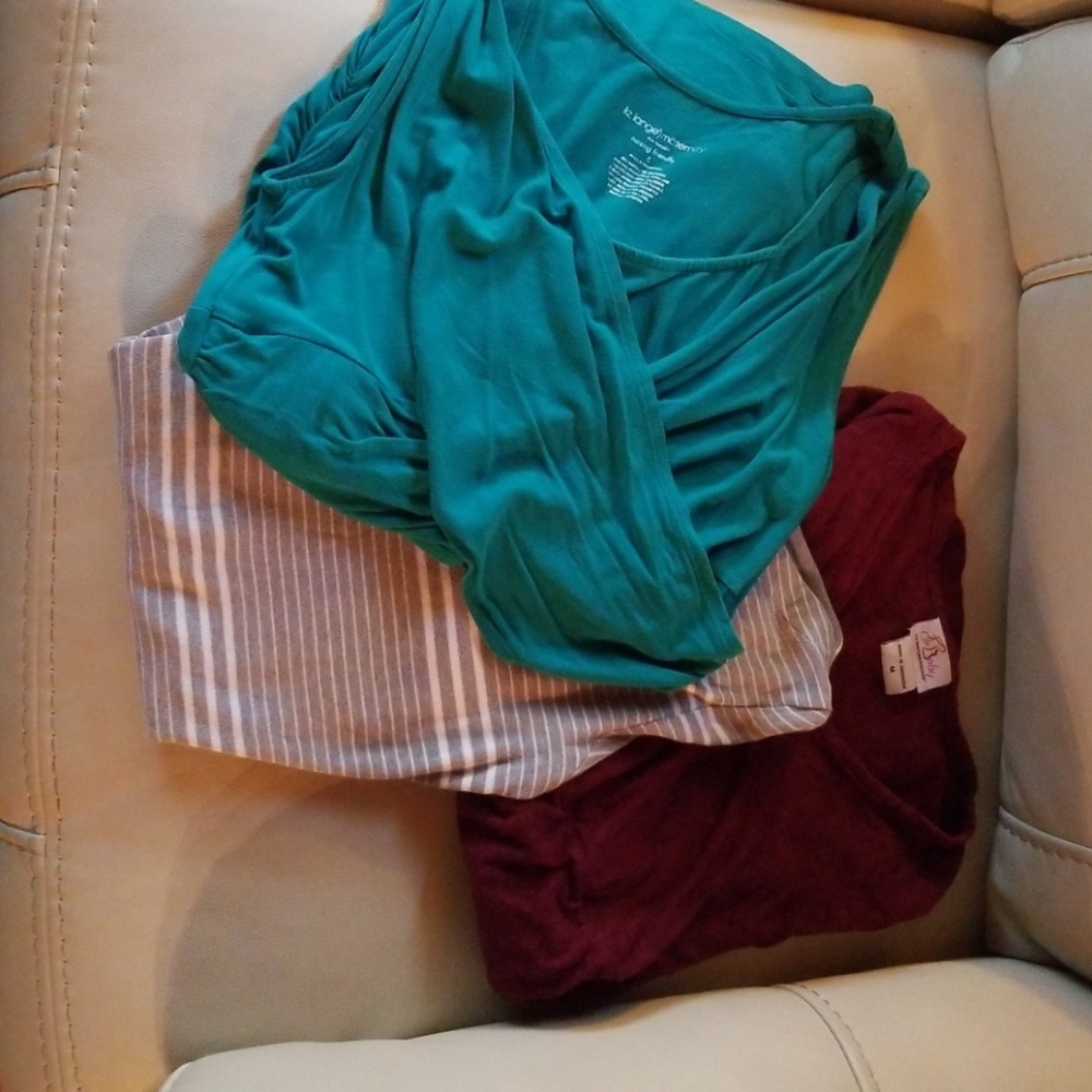 Maternity 3 shirts lot ..preloved